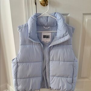 DKNY Sport Light Blue Puffer Vest